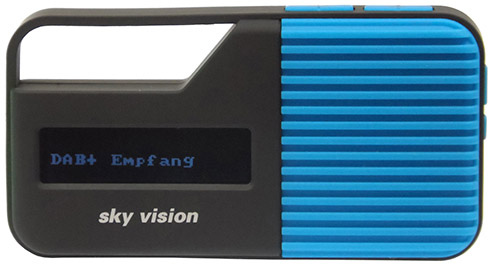Sky Vision DAB 11B DAB/DAB+ Digital Mini Radio-Blauw-2e Keus