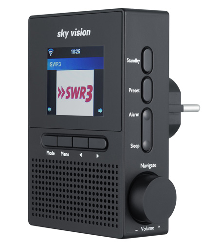 Sky Vision IR 60 S Internetradio- Zwart