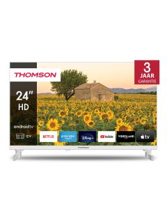 Thomson 24HA2S13CW - Android Smart TV - 24" - 12 Volt - Wit