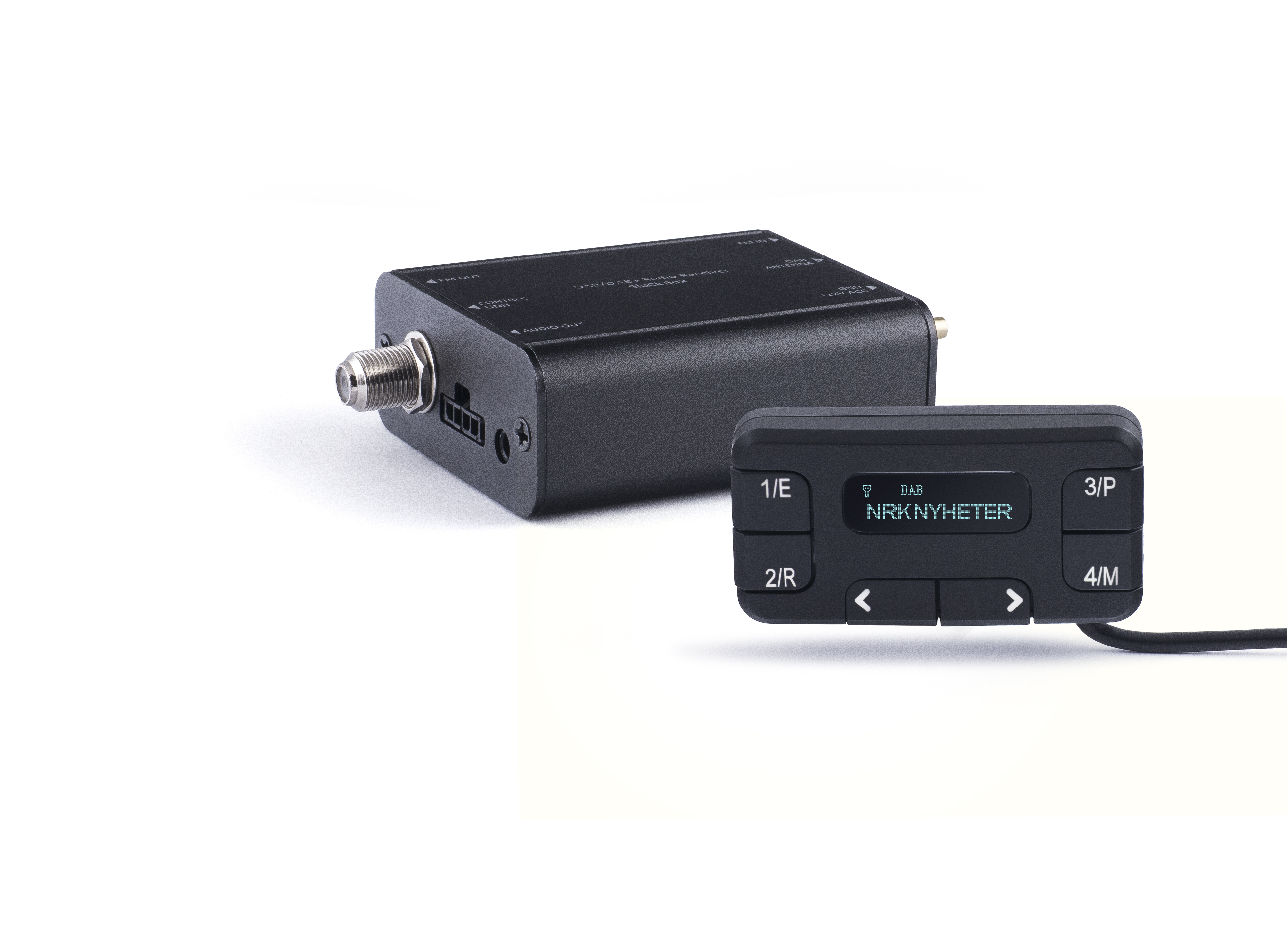 Tiny Audio C11+ DAB+ Car Adapter Zwart